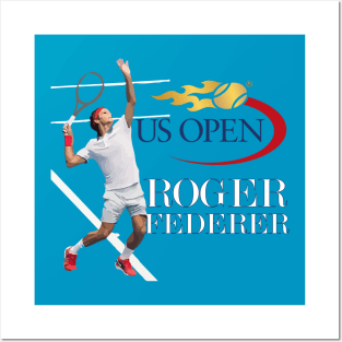 Roger Federer US Open Posters and Art